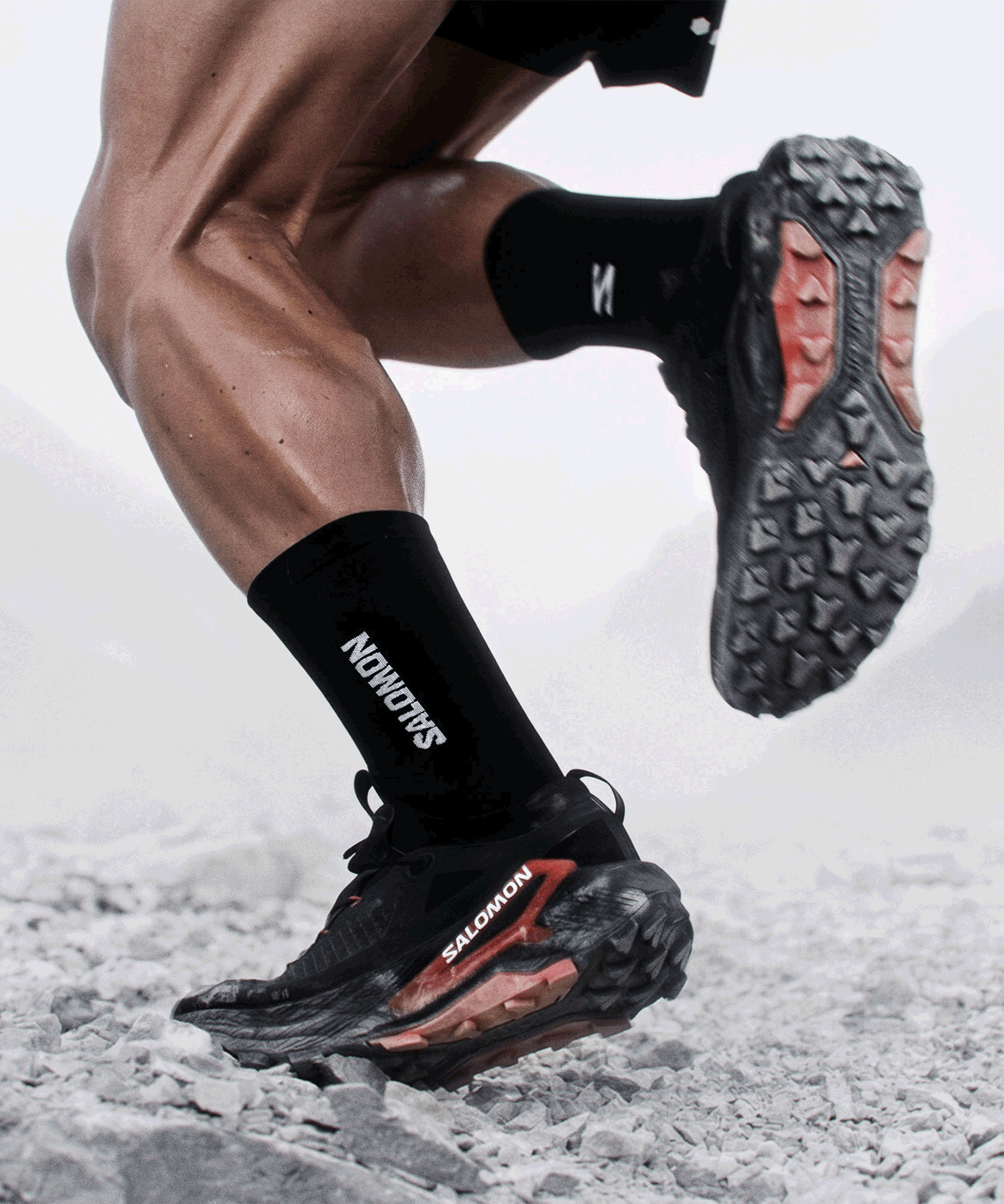Salomon Unisex Παπούτσια S/LAB GENESIS 2 Μαύρο / Κόκκινο - Image 3