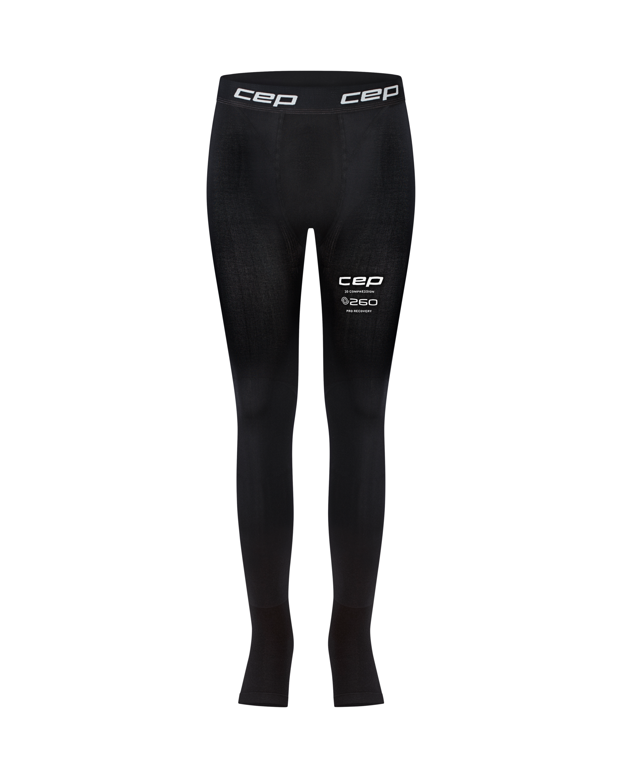 CEP Ανδρικό Κολάν Συμπίεσης – PRO Recovery Compression Tights 4.0 Open Toe – Black