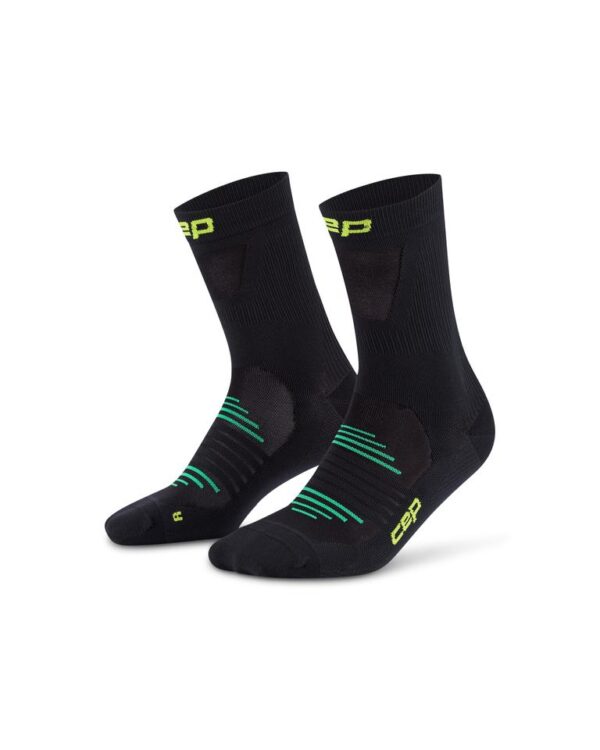 CEP PRO RUN ULTRALIGHT Socks, MID CUT – Women's Black