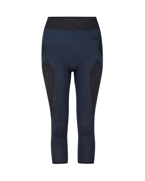 CEP ski merino Ισοθερμικό Κολάν, 3/4, 2.0, black, Γυναικείο