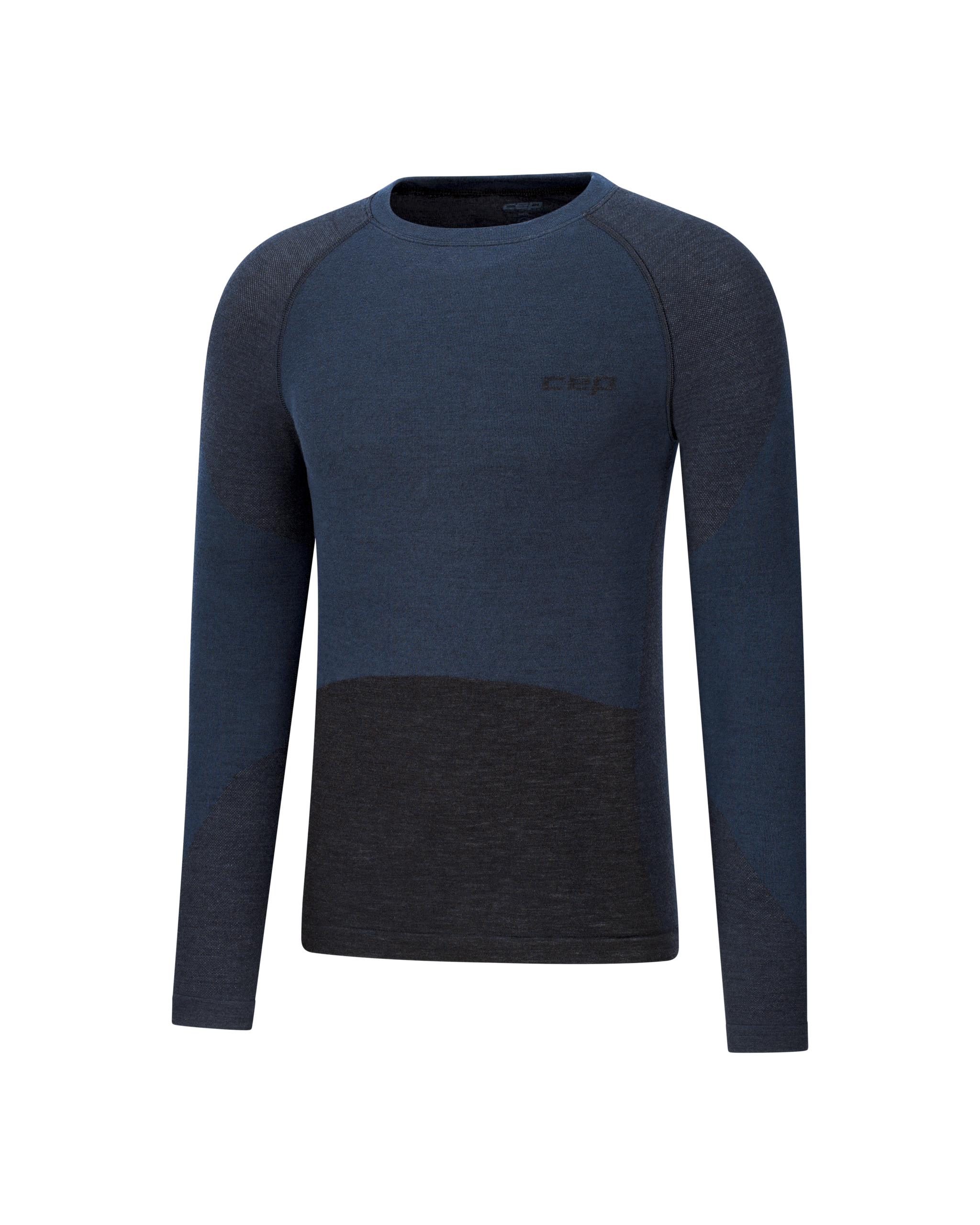 CEP ski merino base layer shirt, long sleeve, 2.0, black, men - Image 2