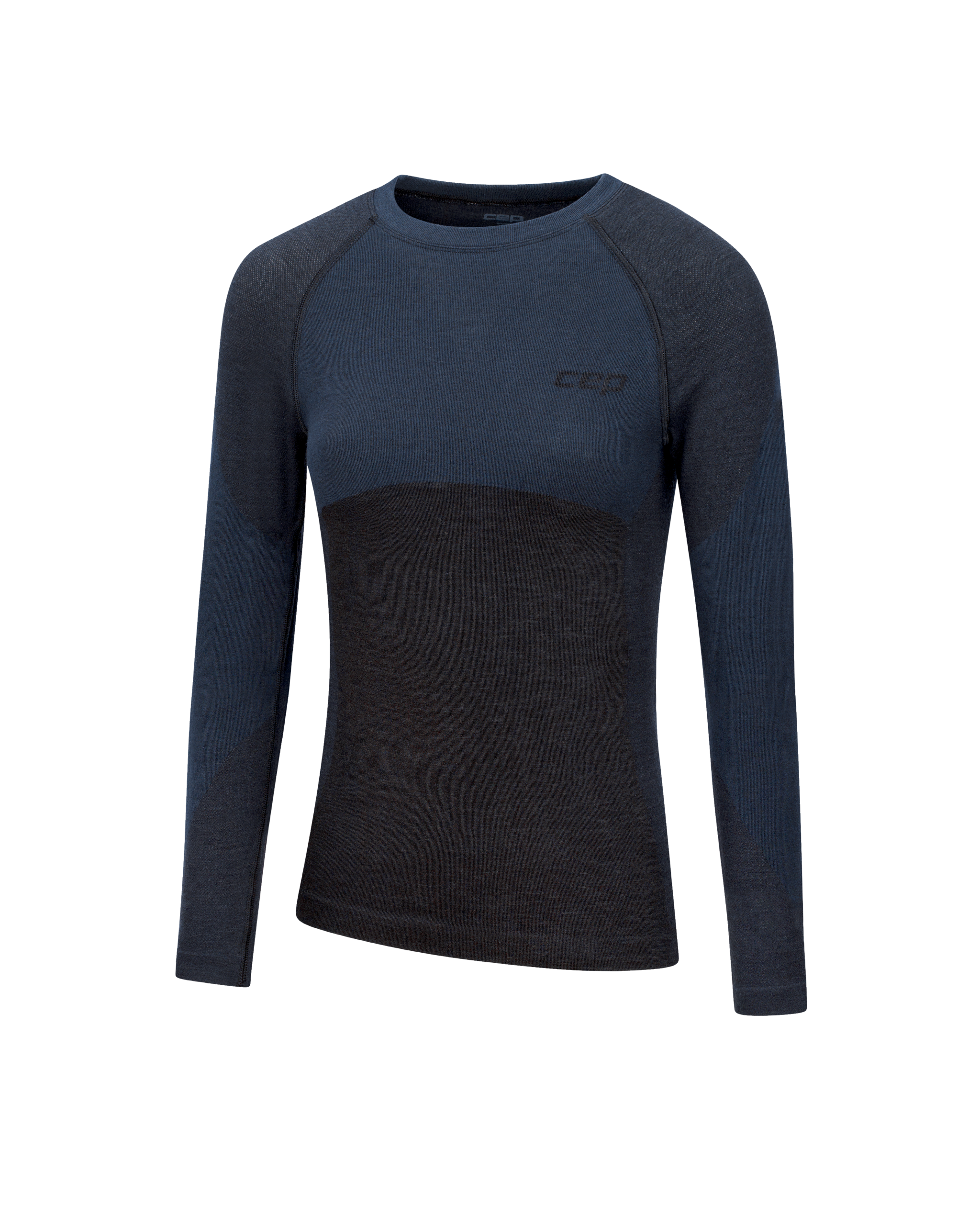 CEP ski merino base layer shirt, long sleeve, 2.0, black, women - Image 2
