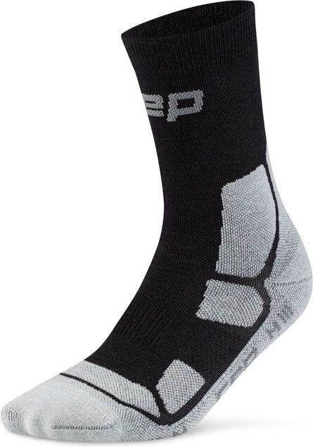 CEP HIKING MID CUSHION Socks, MID CUT – Men's Black / Grey
