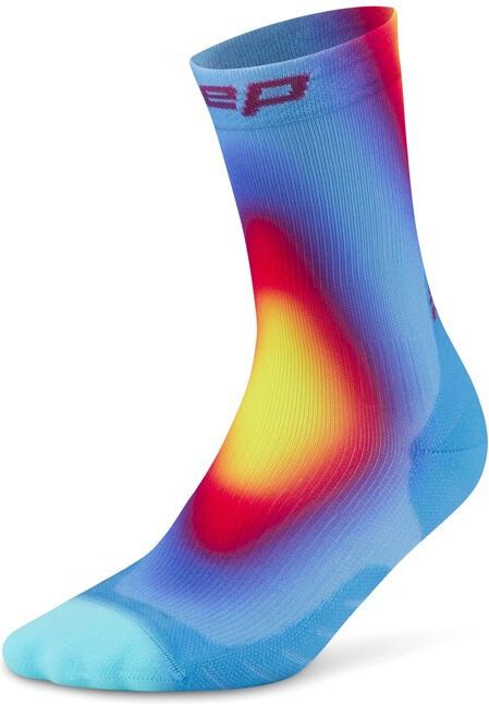 CEP CORE RUN EDT. GRADIENT Κάλτσες, MID CUT, 5.0 – Ανδρικά Blue / Yellow