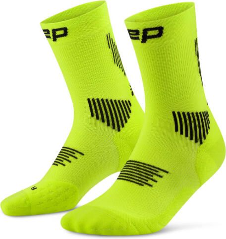 CEP run Κάλτσες, mid cut, 5.0, lime/black, men - Image 2