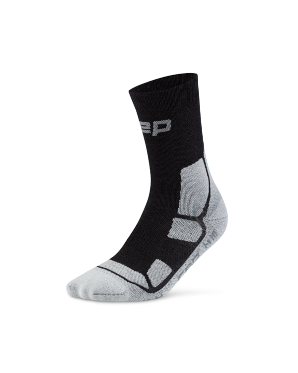 CEP HIKING MID CUSHION Socks, MID CUT – Women's Black / Grey